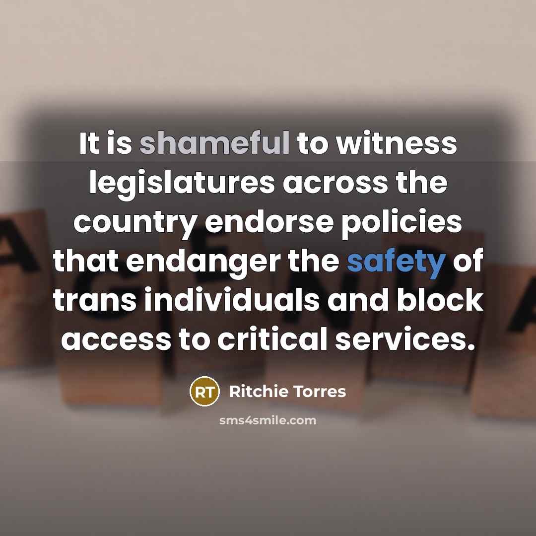 “It is shameful to witness legislatures across the country endorse…” quote by Ritchie Torres