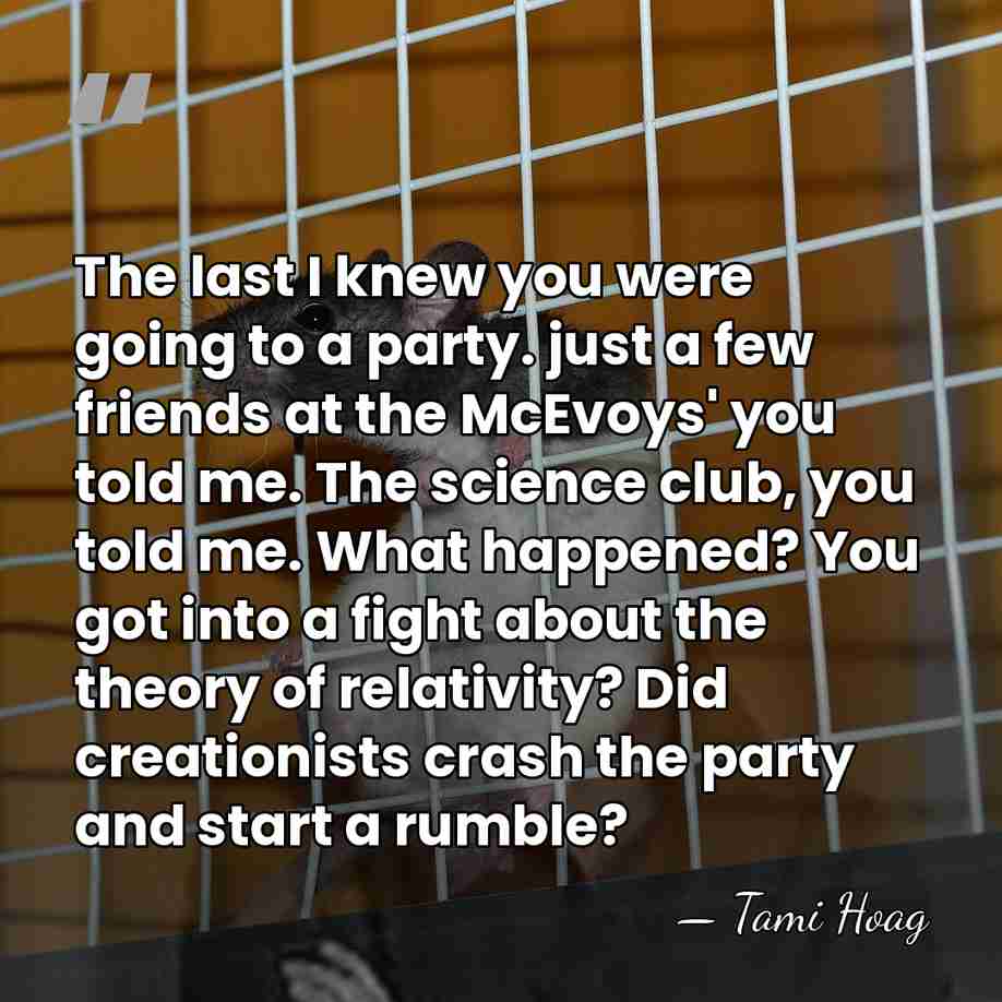 The last I knew you were going to a party. just a&hellip; - Tami Hoag