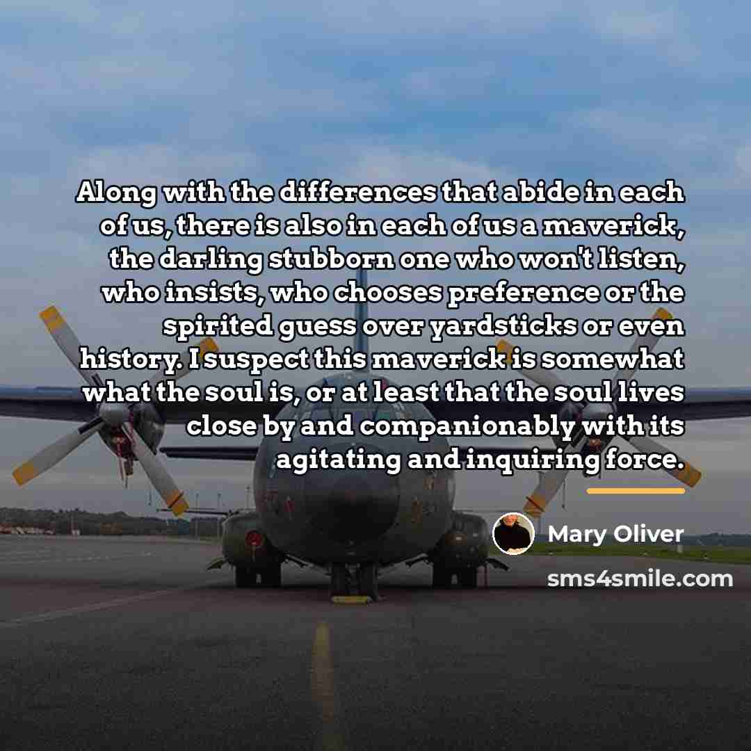“Along with the differences that abide in each of us,…” quote by Mary Oliver