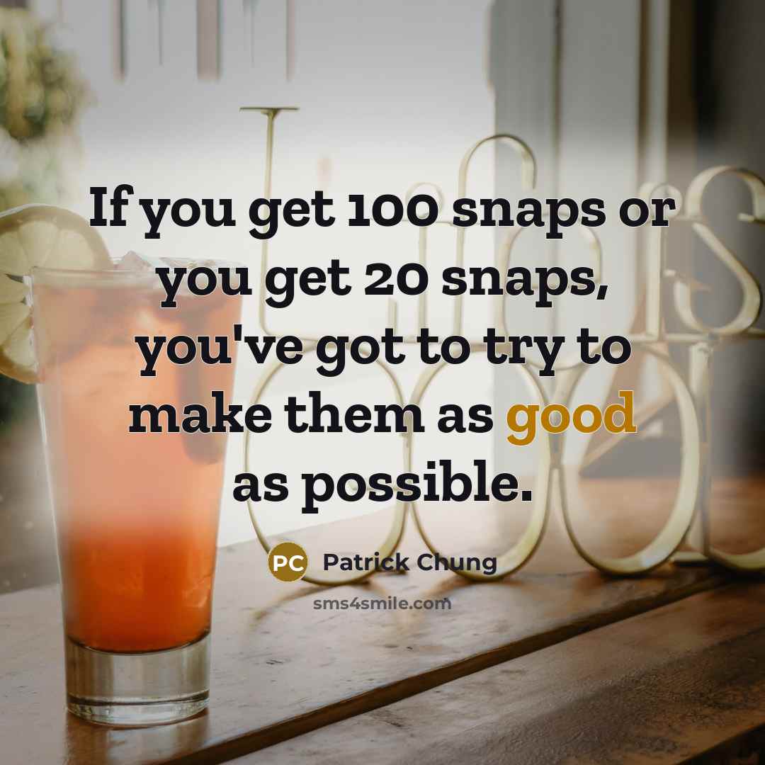 “If you get 100 snaps or you get 20 snaps,…” quote by Patrick Chung