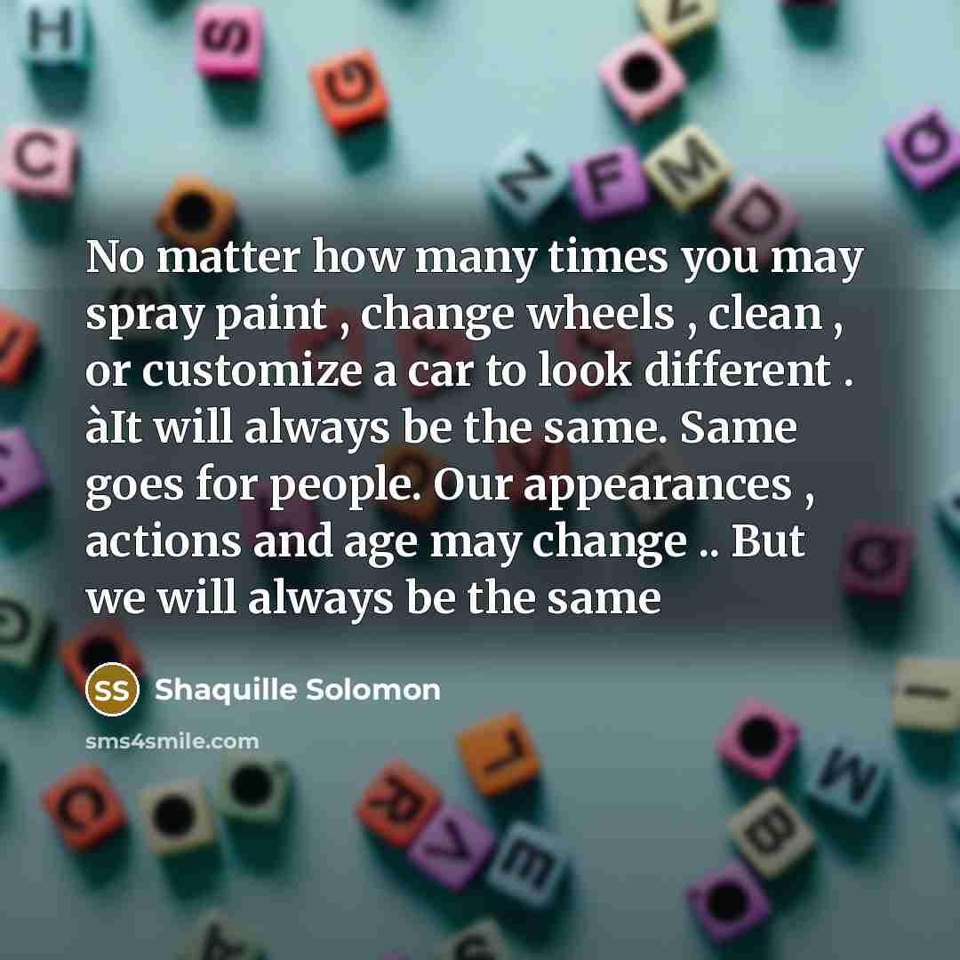 “No matter how many times you may spray paint ,…” quote by Shaquille Solomon