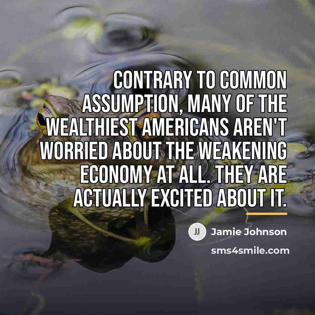 “Contrary to common assumption, many of the wealthiest Americans aren't…” quote by Jamie Johnson