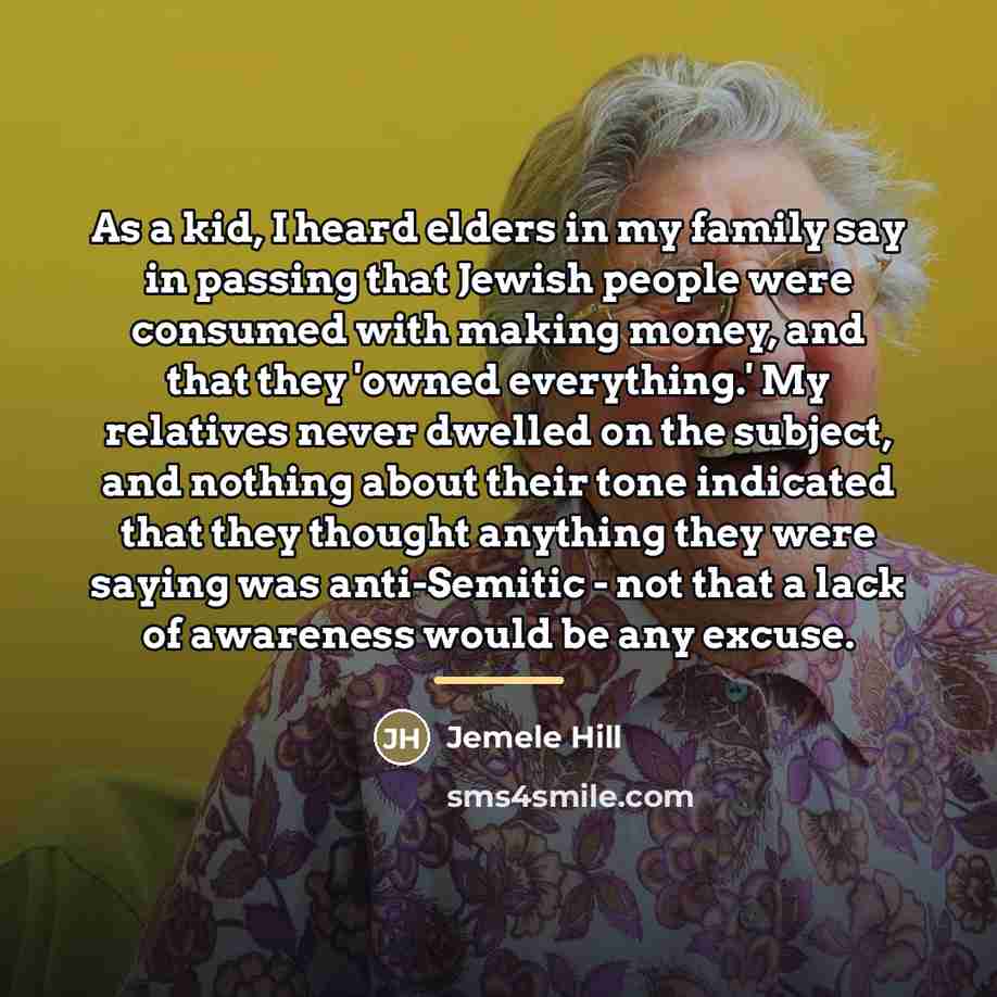 “As a kid, I heard elders in my family say…” quote by Jemele Hill
