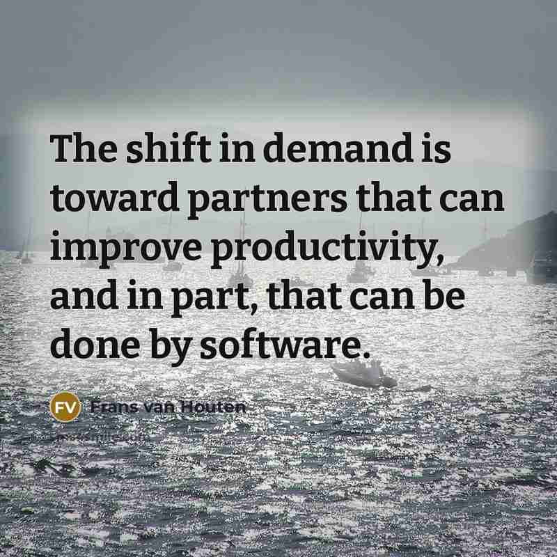 “The shift in demand is toward partners that can improve…” quote by Frans van Houten