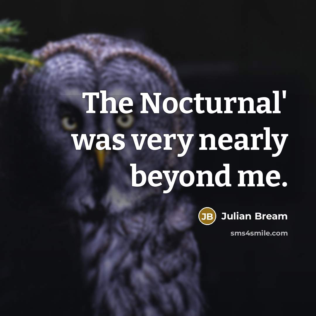 “The Nocturnal' was very nearly beyond me.…” quote by Julian Bream