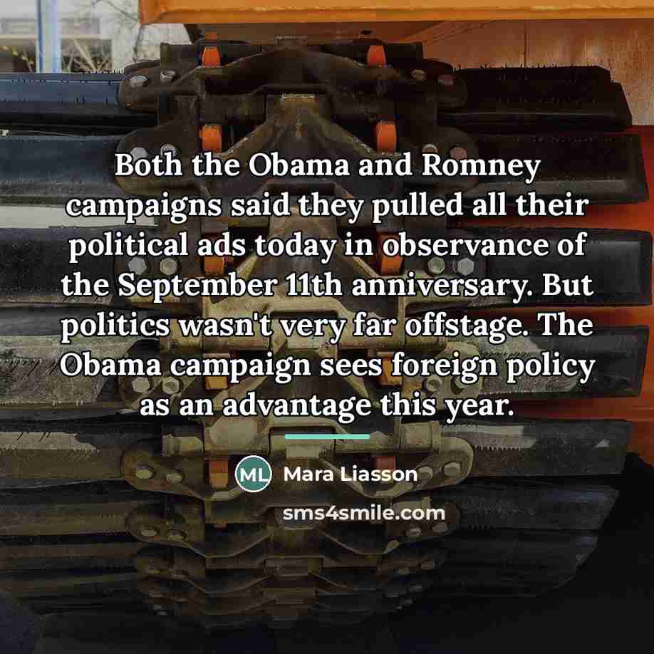 “Both the Obama and Romney campaigns said they pulled all…” quote by Mara Liasson