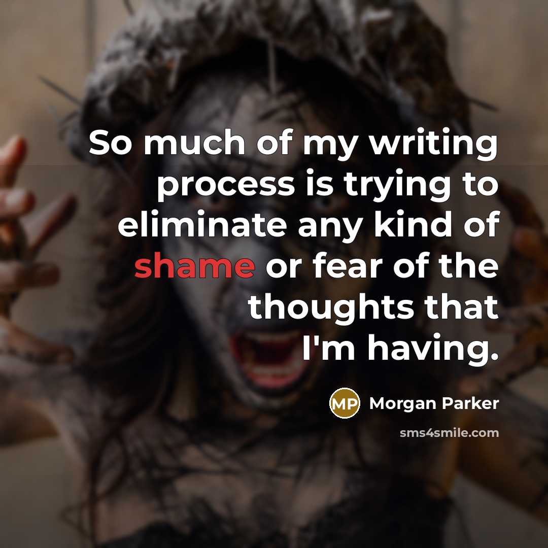 “So much of my writing process is trying to eliminate…” quote by Morgan Parker