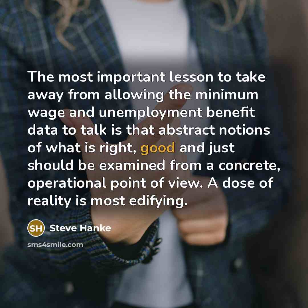 “The most important lesson to take away from allowing the…” quote by Steve Hanke