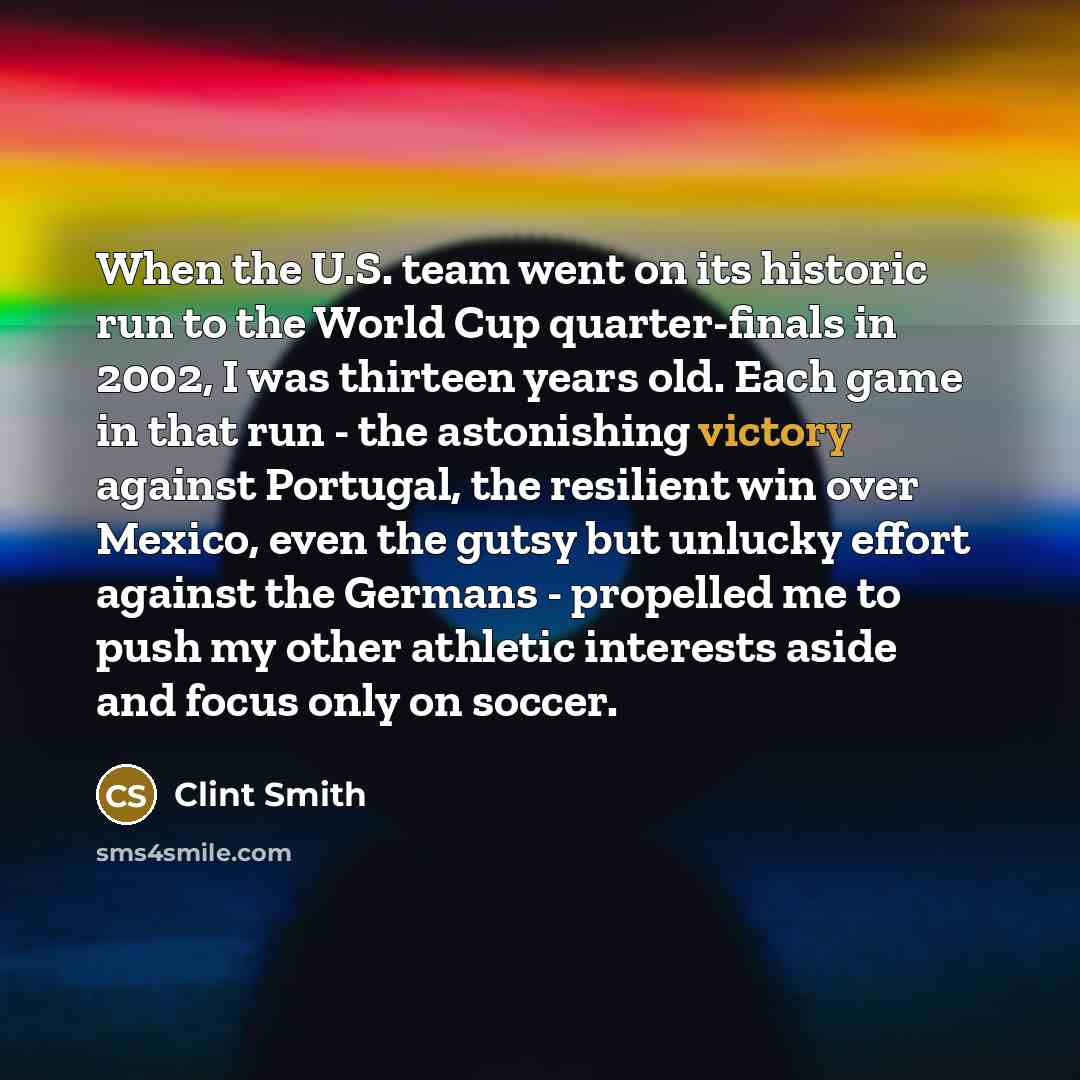 “When the U.S. team went on its historic run to…” quote by Clint Smith