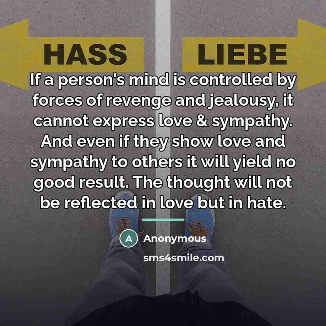 “If a person's mind is controlled by forces of revenge…” quote by Anonymous