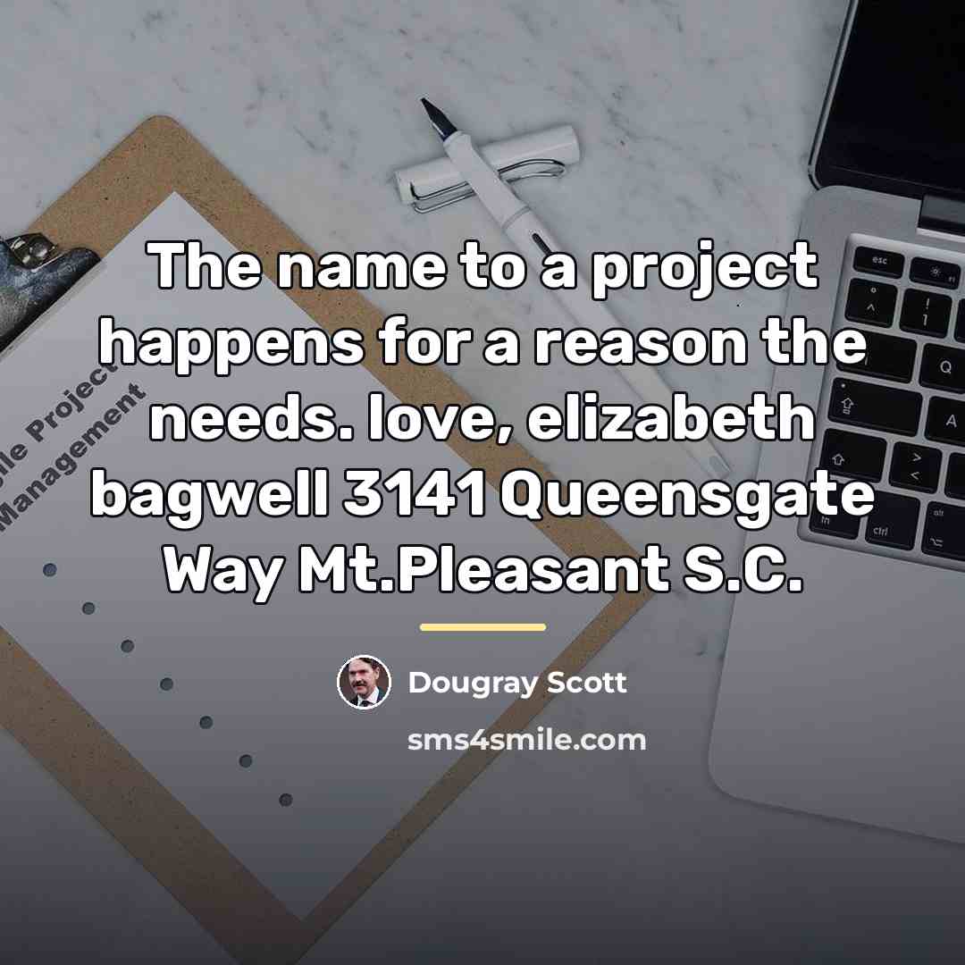 “The name to a project happens for a reason the…” quote by Dougray Scott