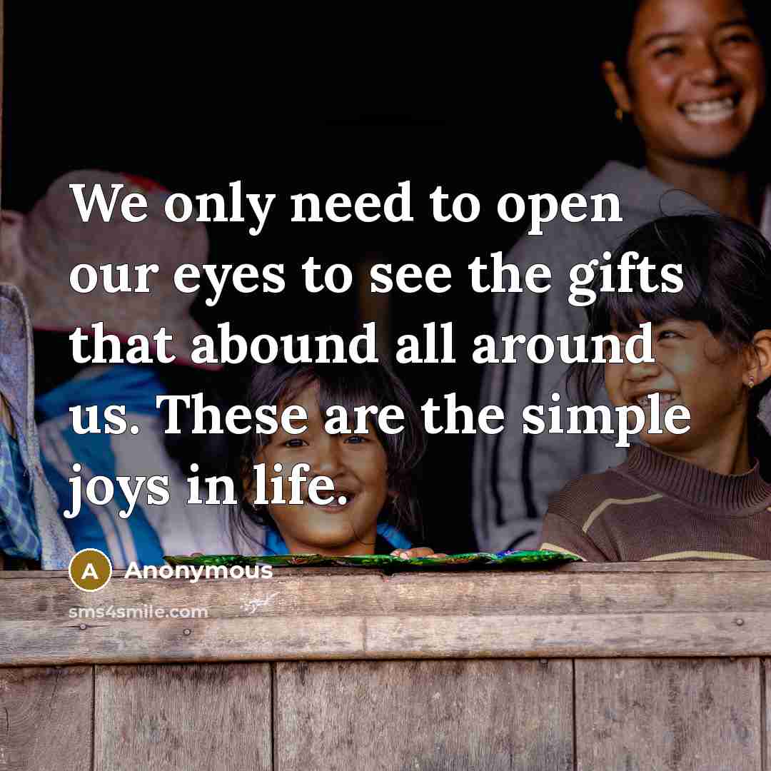 “We only need to open our eyes to see the…” quote by Anonymous