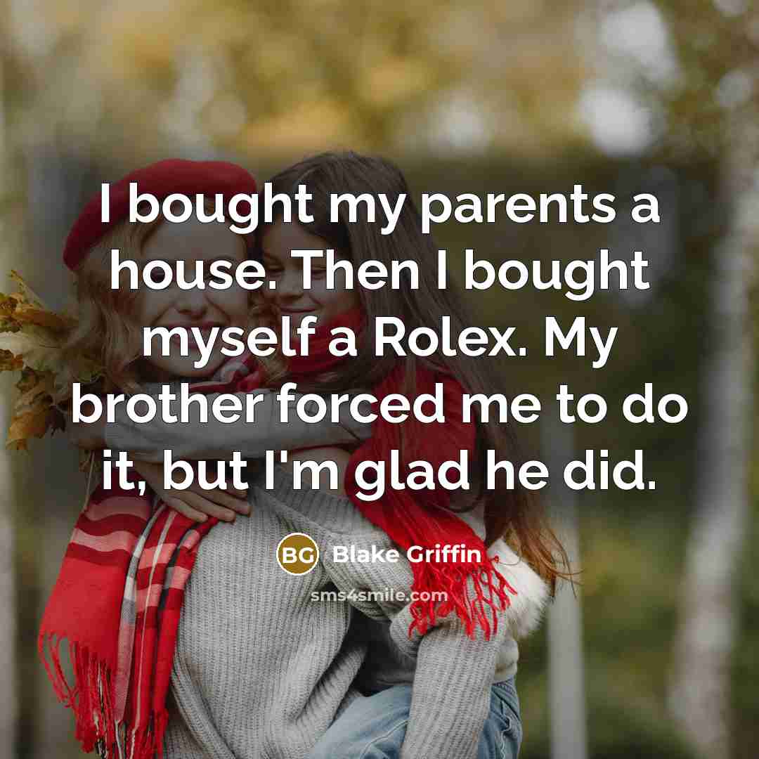 “I bought my parents a house. Then I bought myself…” quote by Blake Griffin