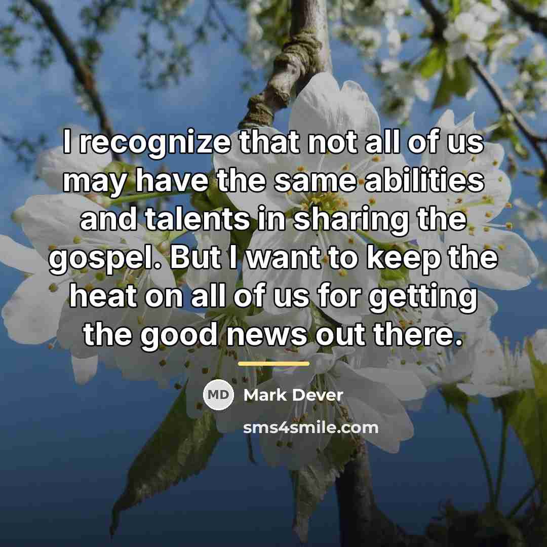 “I recognize that not all of us may have the…” quote by Mark Dever