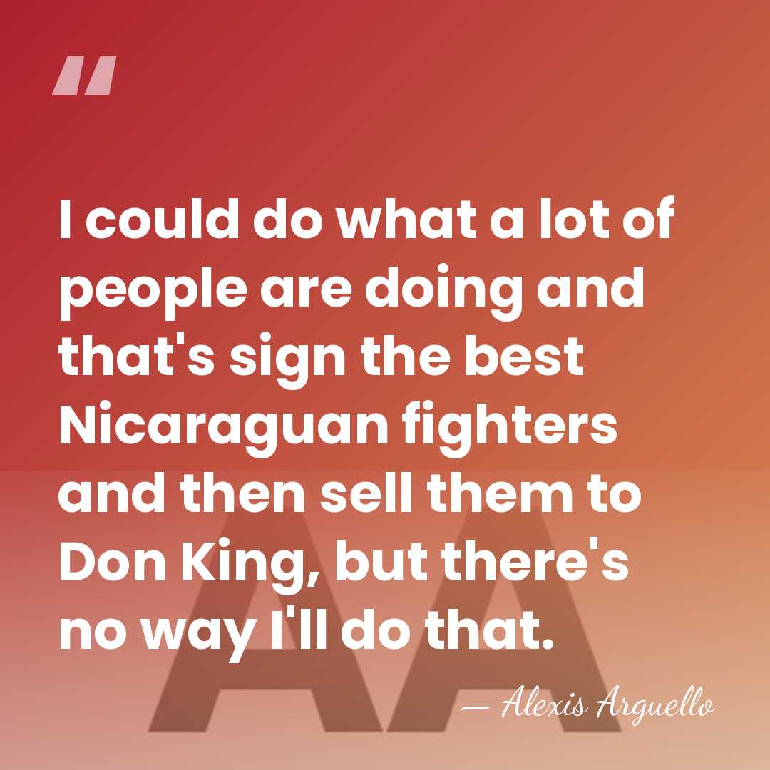 I could do what a lot of people are doing and that's&hellip; - Alexis Arguello