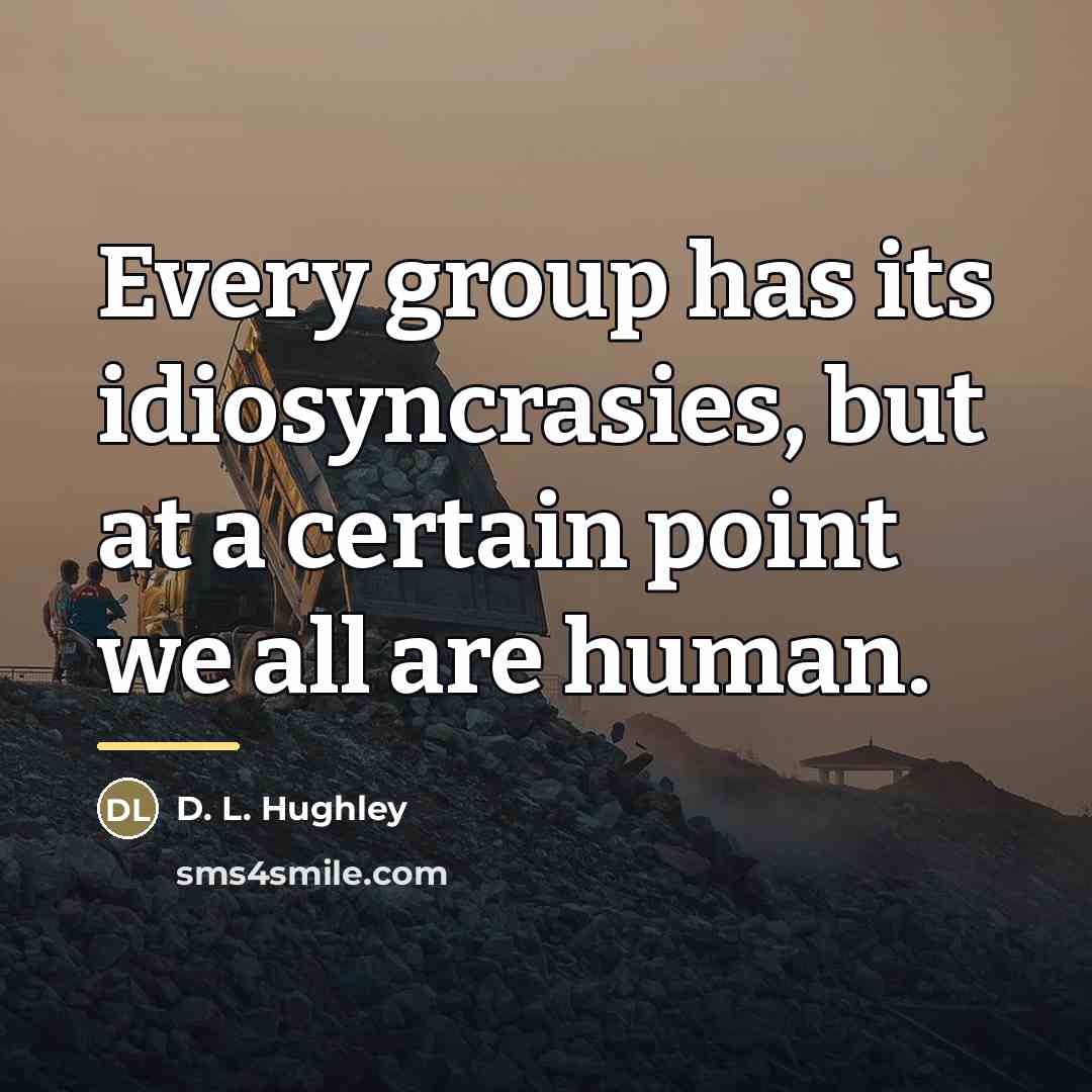 “Every group has its idiosyncrasies, but at a certain point…” quote by D. L. Hughley