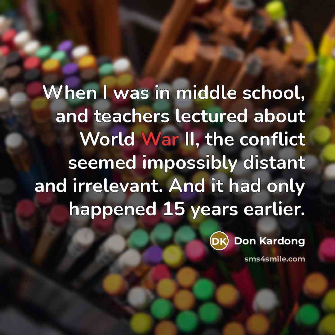 “When I was in middle school, and teachers lectured about…” quote by Don Kardong