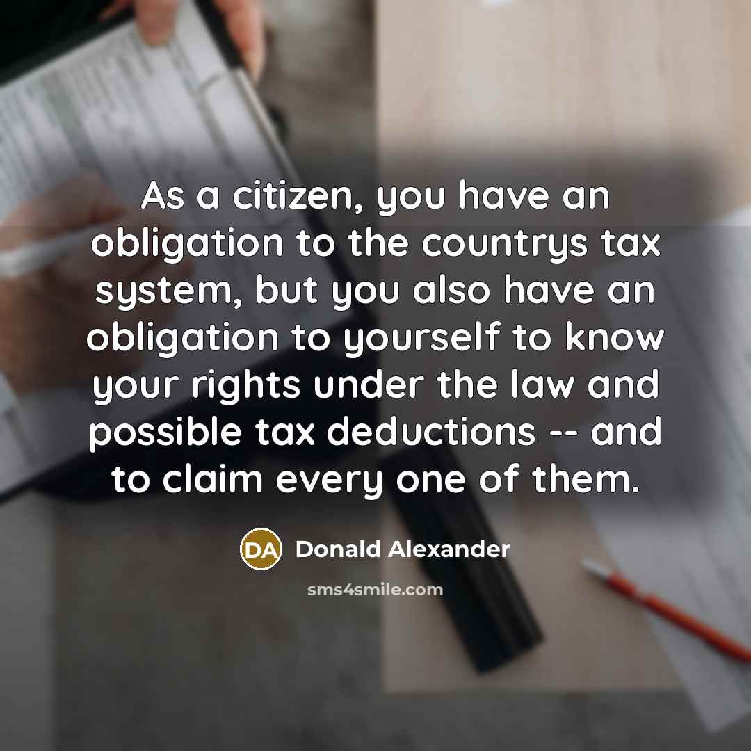 “As a citizen, you have an obligation to the countrys…” quote by Donald Alexander