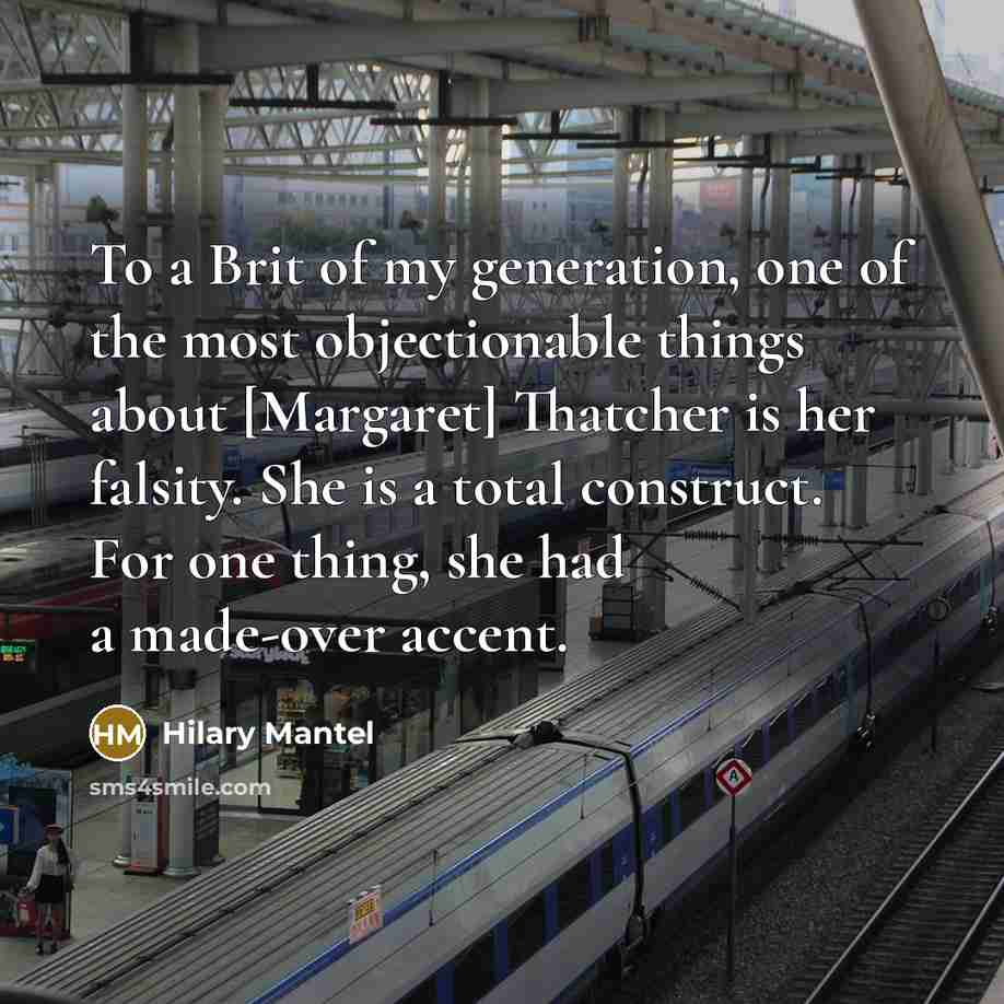 “To a Brit of my generation, one of the most…” quote by Hilary Mantel