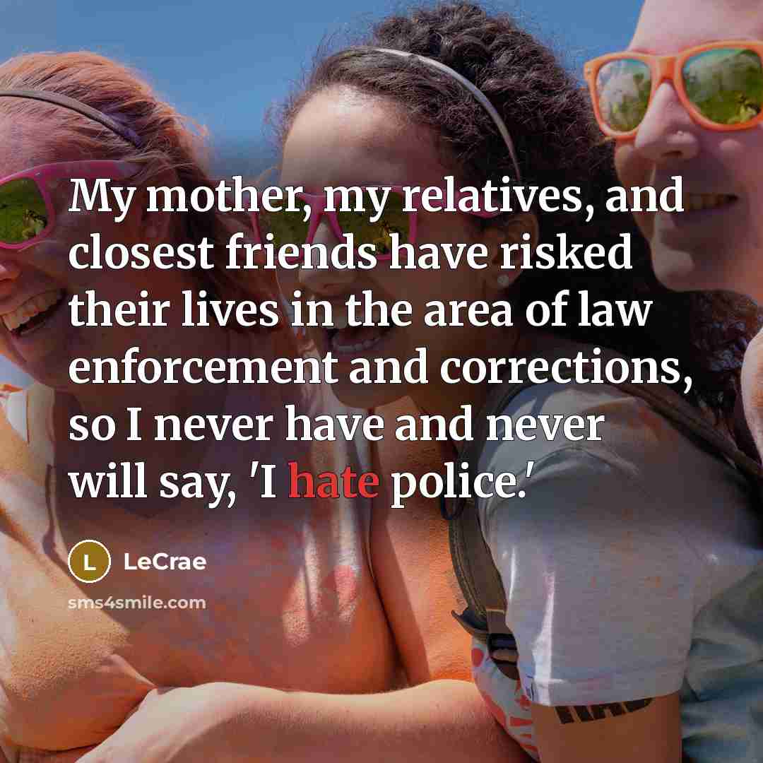 “My mother, my relatives, and closest friends have risked their…” quote by Lecrae