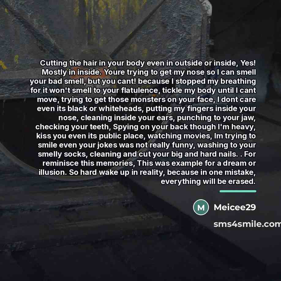 “Cutting the hair in your body even in outside or…” quote by Meicee29