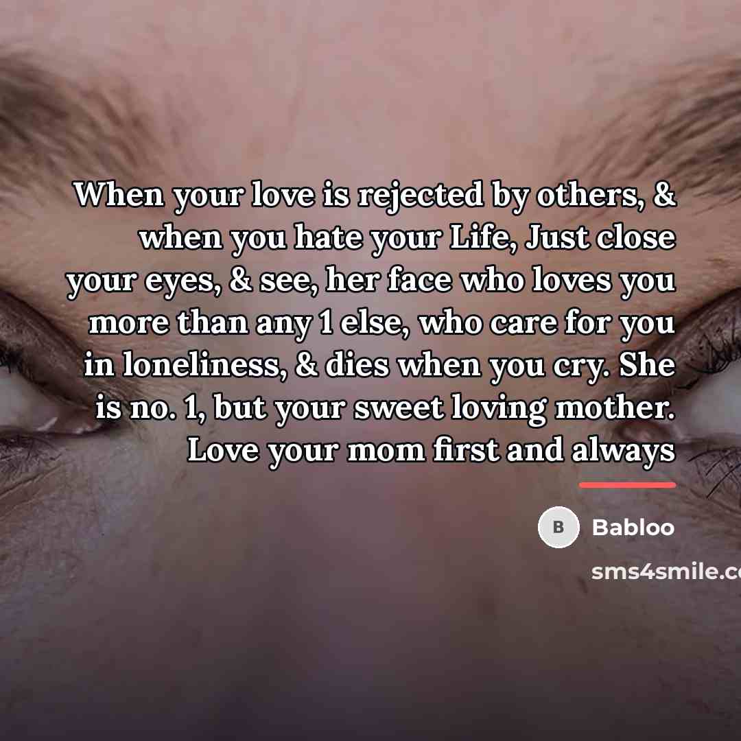 “When your love is rejected by others, & when you…” quote by Babloo