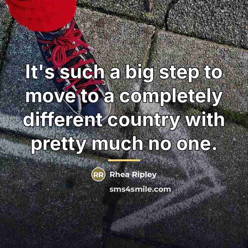 “It's such a big step to move to a completely…” quote by Rhea Ripley