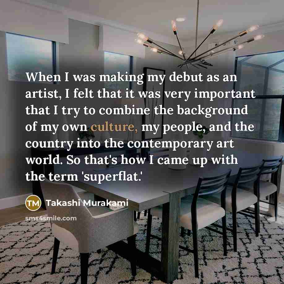 “When I was making my debut as an artist, I…” quote by Takashi Murakami