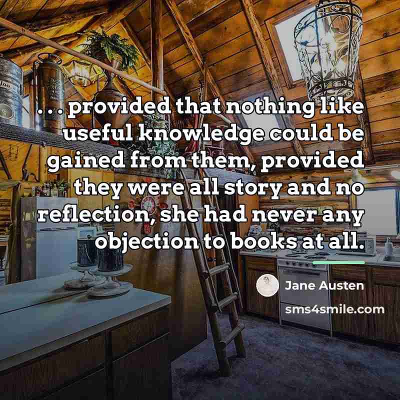 “. . . provided that nothing like useful knowledge could…” quote by Jane Austen