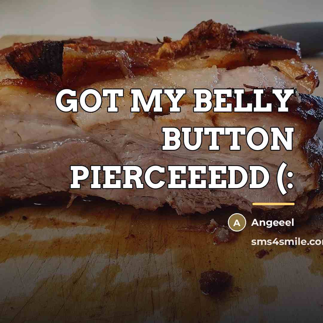 “GOT MY BELLY BUTTON PIERCEEEDD (:…” quote by Angeeel