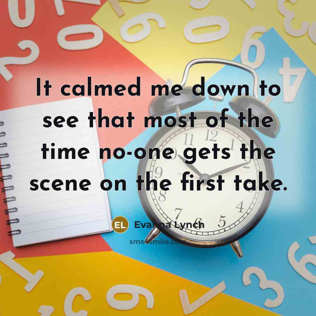 “It calmed me down to see that most of the…” quote by Evanna Lynch