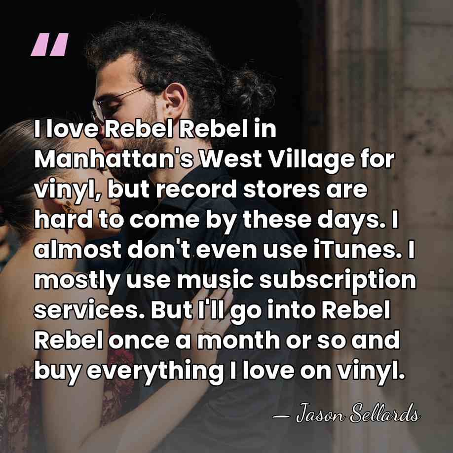 I love Rebel Rebel in Manhattan's West Village for vinyl, but record&hellip; - Jason Sellards