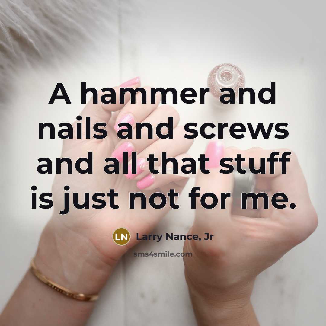 “A hammer and nails and screws and all that stuff…” quote by Larry Nance, Jr