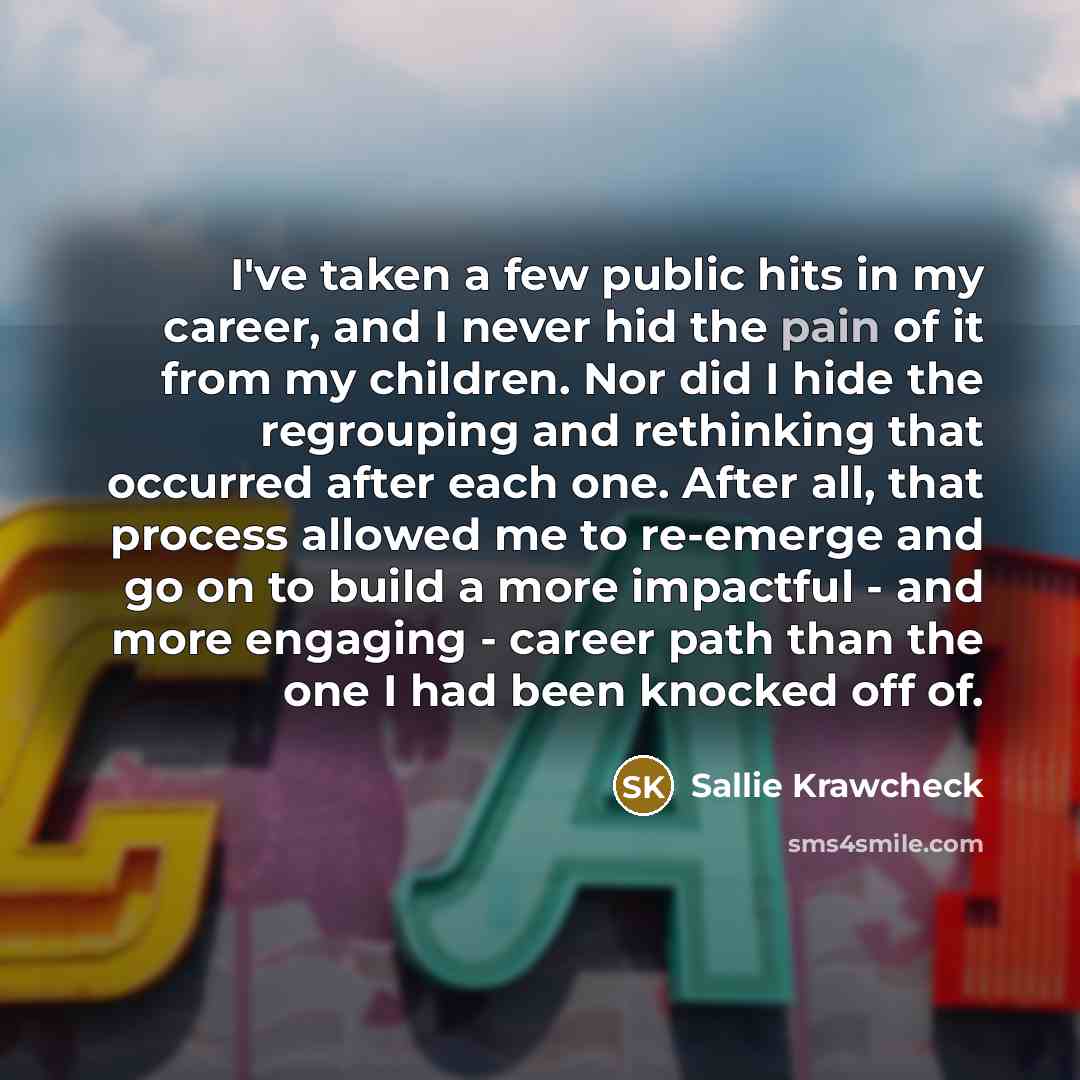 “I've taken a few public hits in my career, and…” quote by Sallie Krawcheck