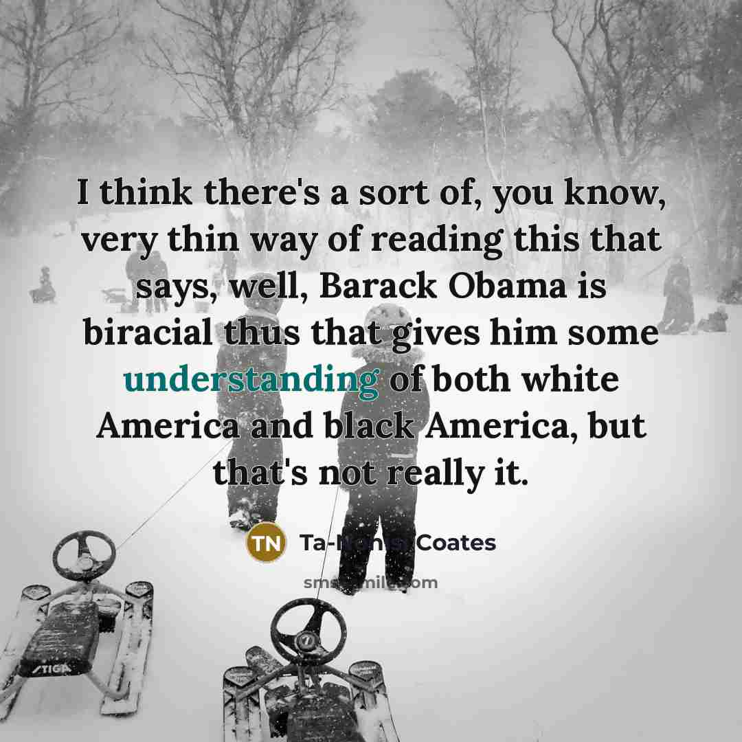 “I think there's a sort of, you know, very thin…” quote by Ta-Nehisi Coates