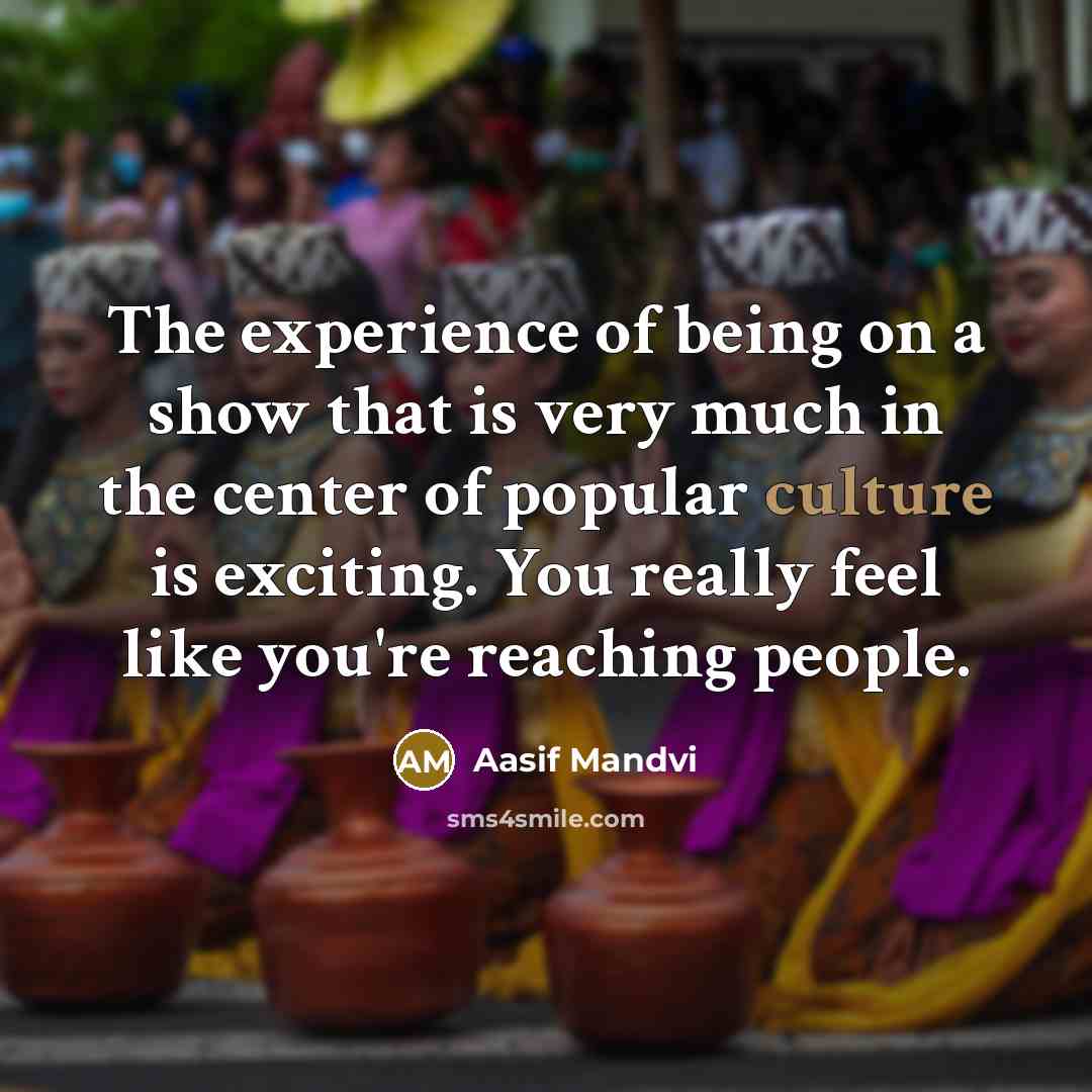 “The experience of being on a show that is very…” quote by Aasif Mandvi