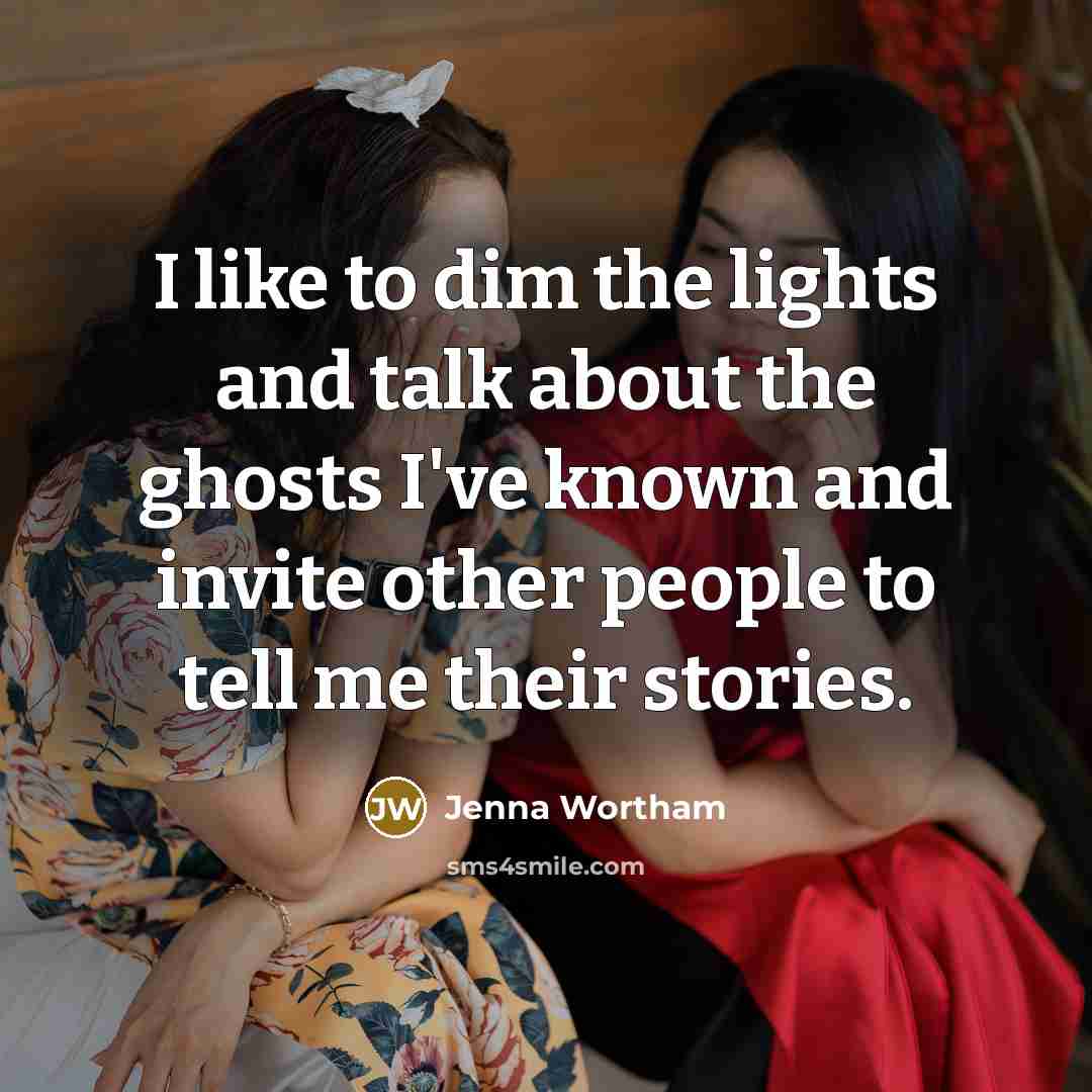 “I like to dim the lights and talk about the…” quote by Jenna Wortham