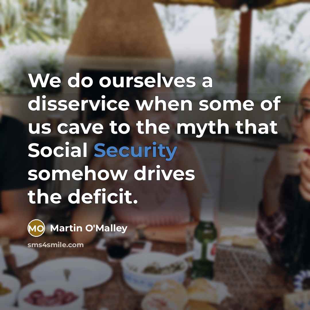 “We do ourselves a disservice when some of us cave…” quote by Martin O'Malley