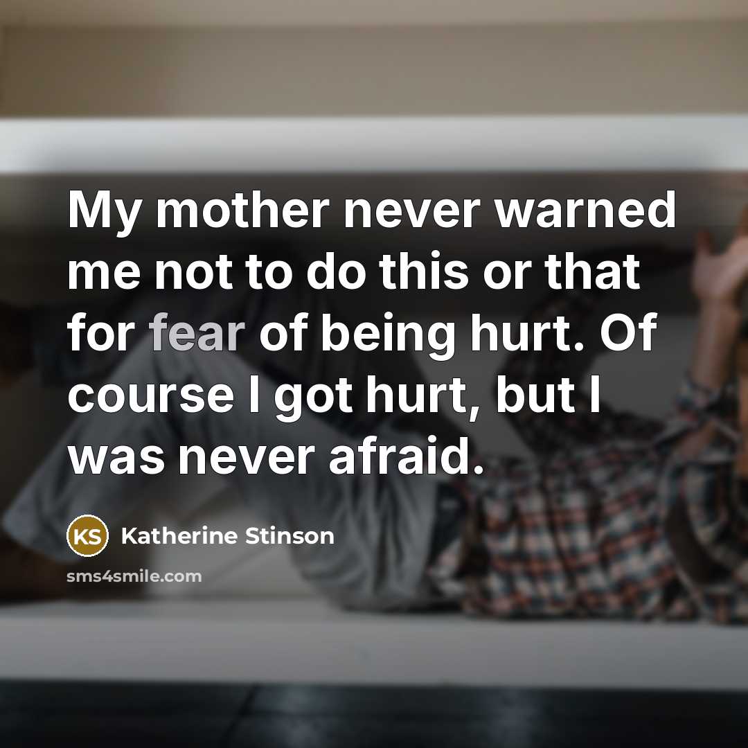 “My mother never warned me not to do this or…” quote by Katherine Stinson