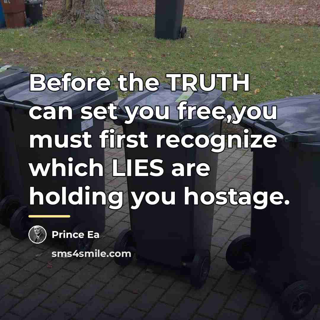 “Before the TRUTH can set you free,you must first recognize…” quote by Prince Ea
