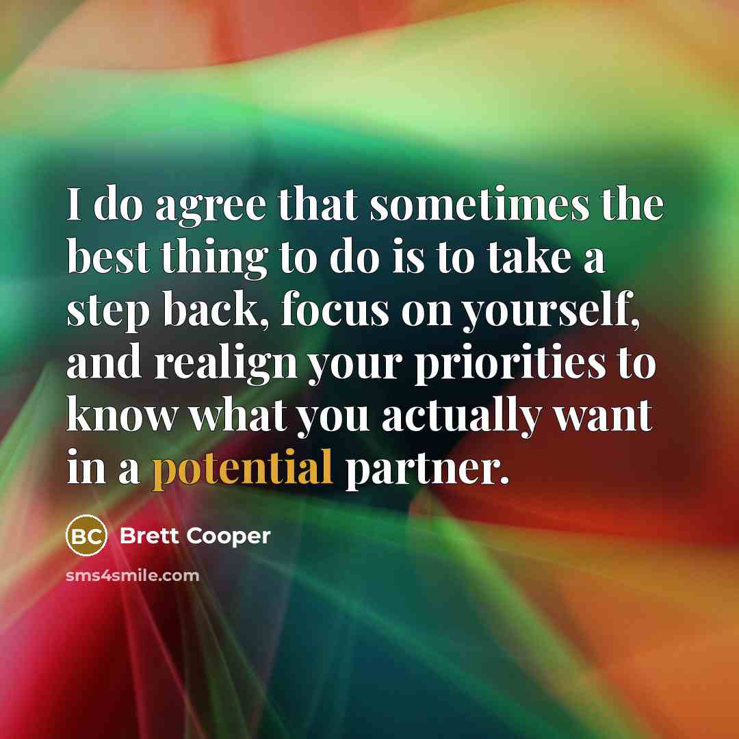 “I do agree that sometimes the best thing to do…” quote by Brett Cooper