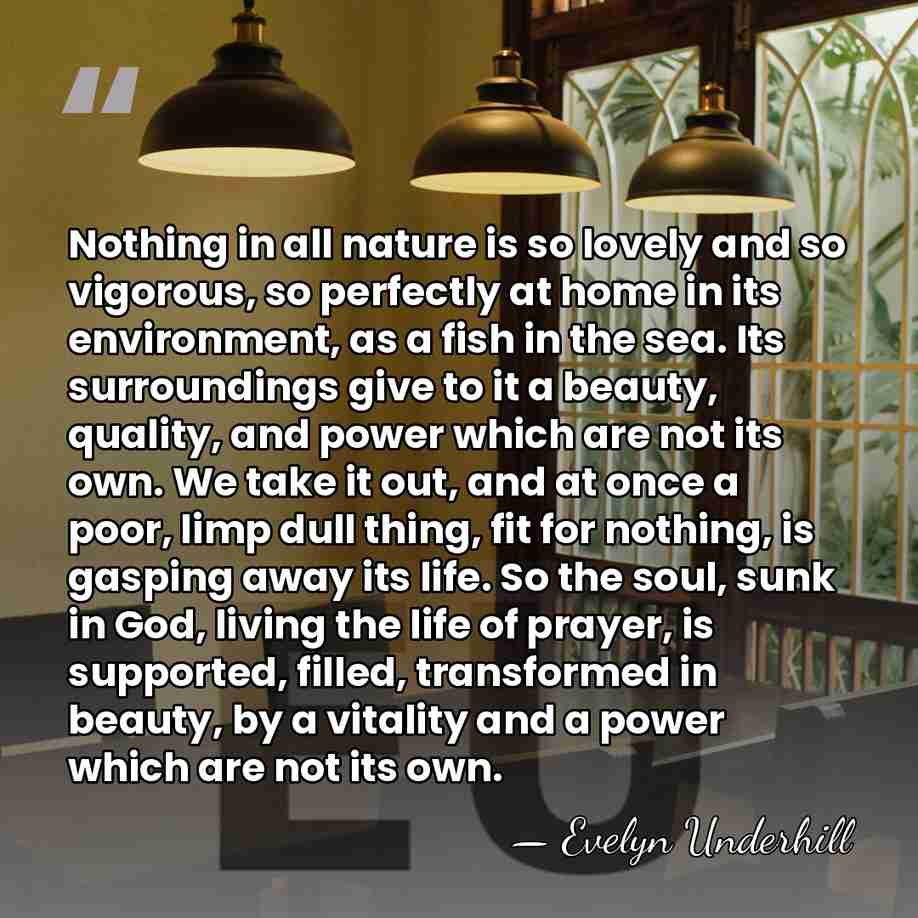 Nothing in all nature is so lovely and so vigorous, so perfectly&hellip; - Evelyn Underhill