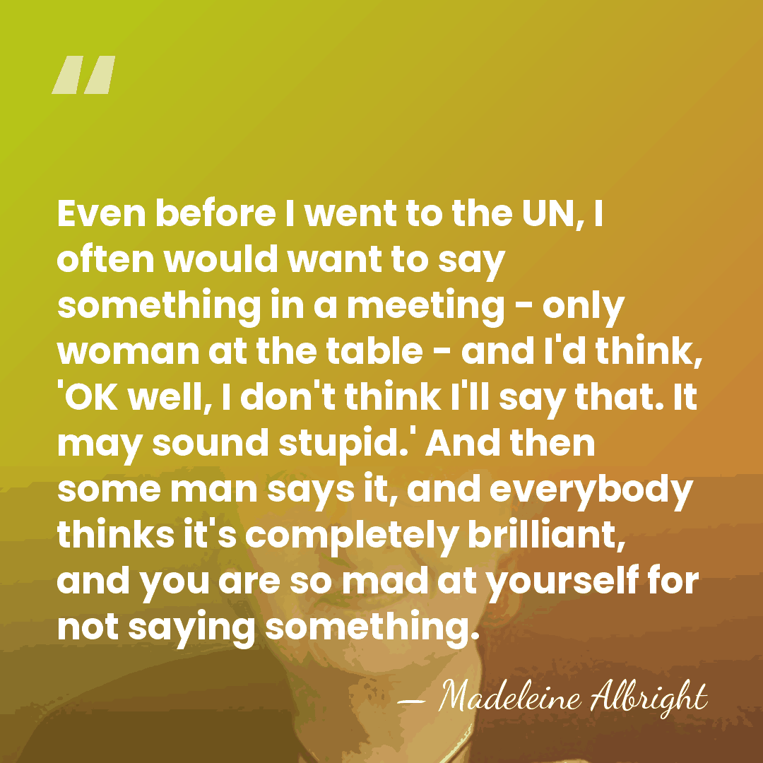 Even before I went to the UN, I often would want to&hellip; - Madeleine Albright