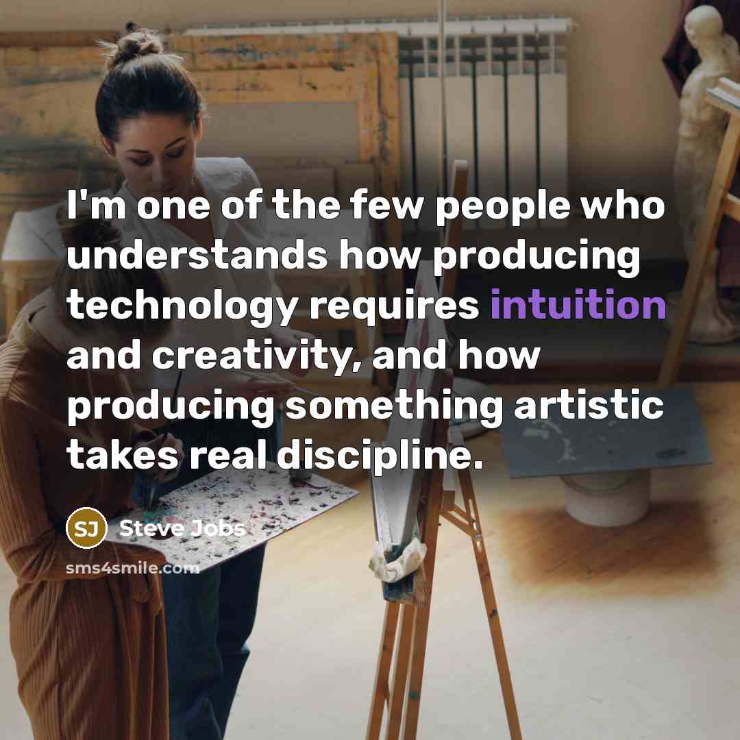 “I'm one of the few people who understands how producing…” quote by Steve Jobs