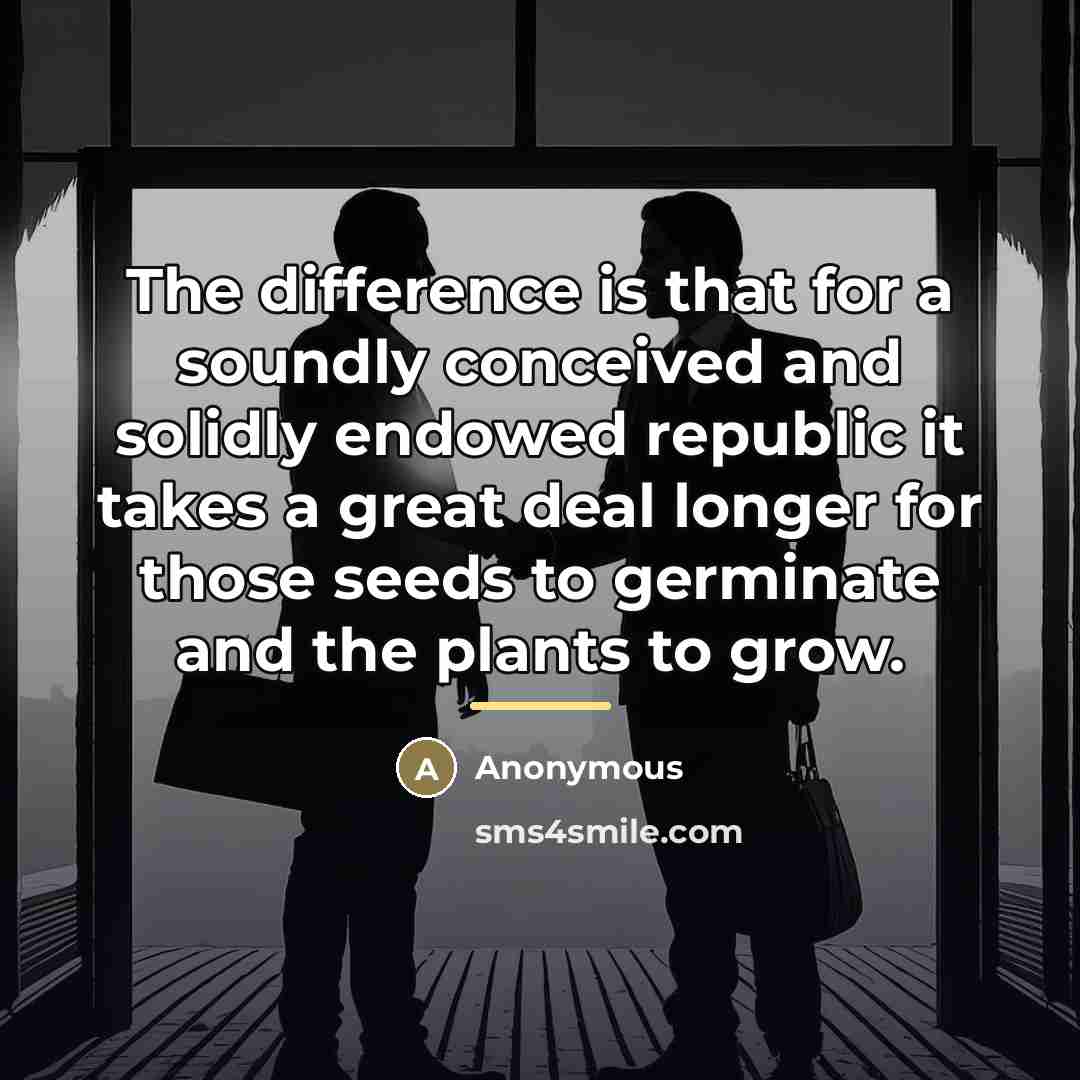 “The difference is that for a soundly conceived and solidly…” quote by Anonymous