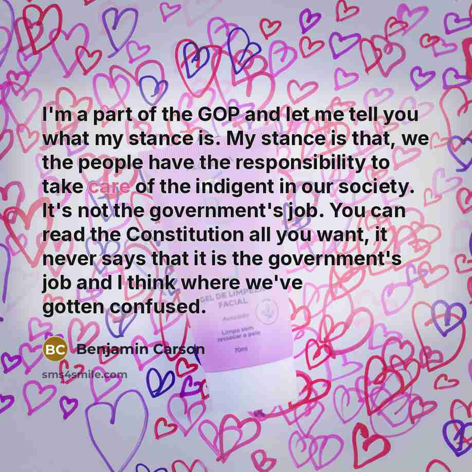 “I'm a part of the GOP and let me tell…” quote by Benjamin Carson