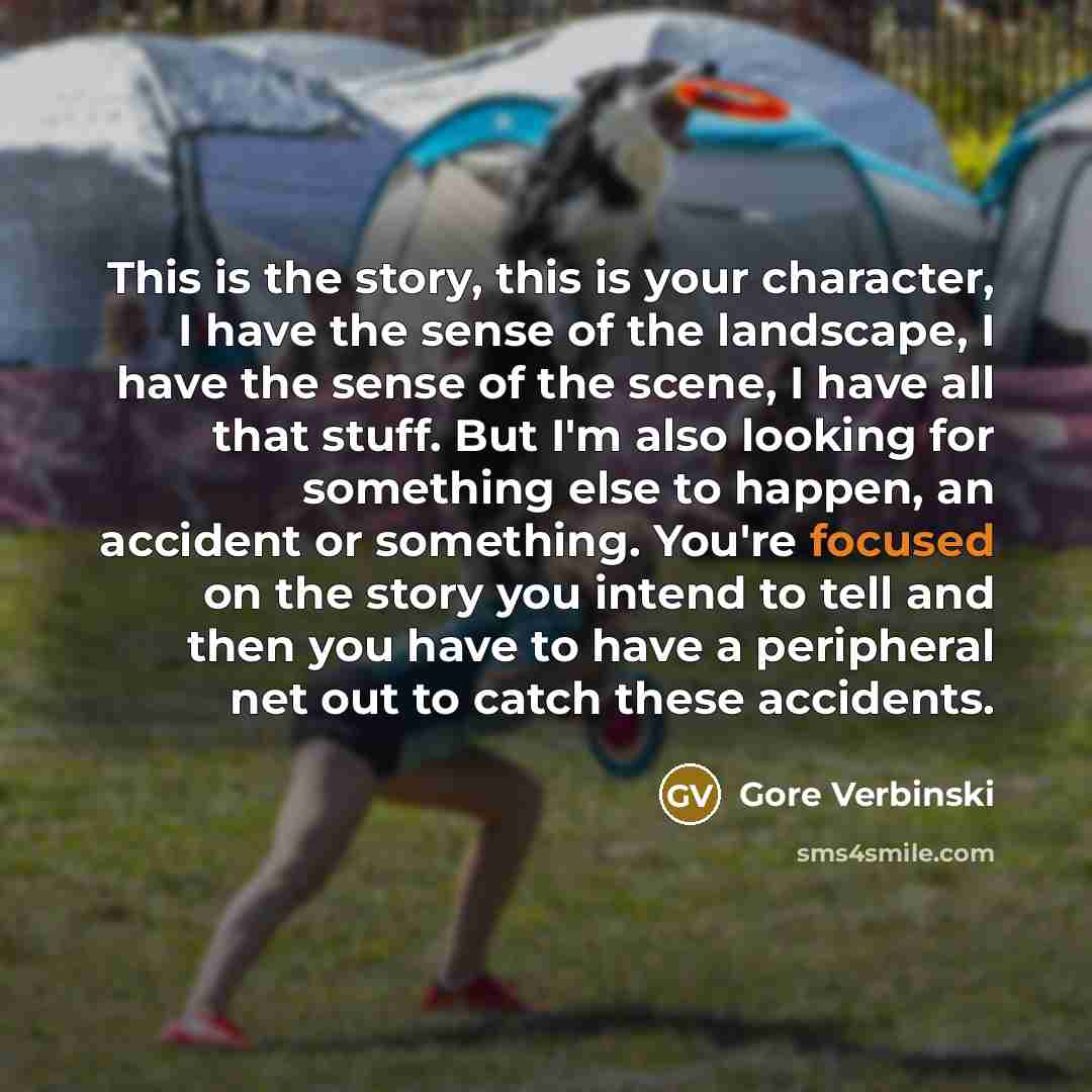 “This is the story, this is your character, I have…” quote by Gore Verbinski