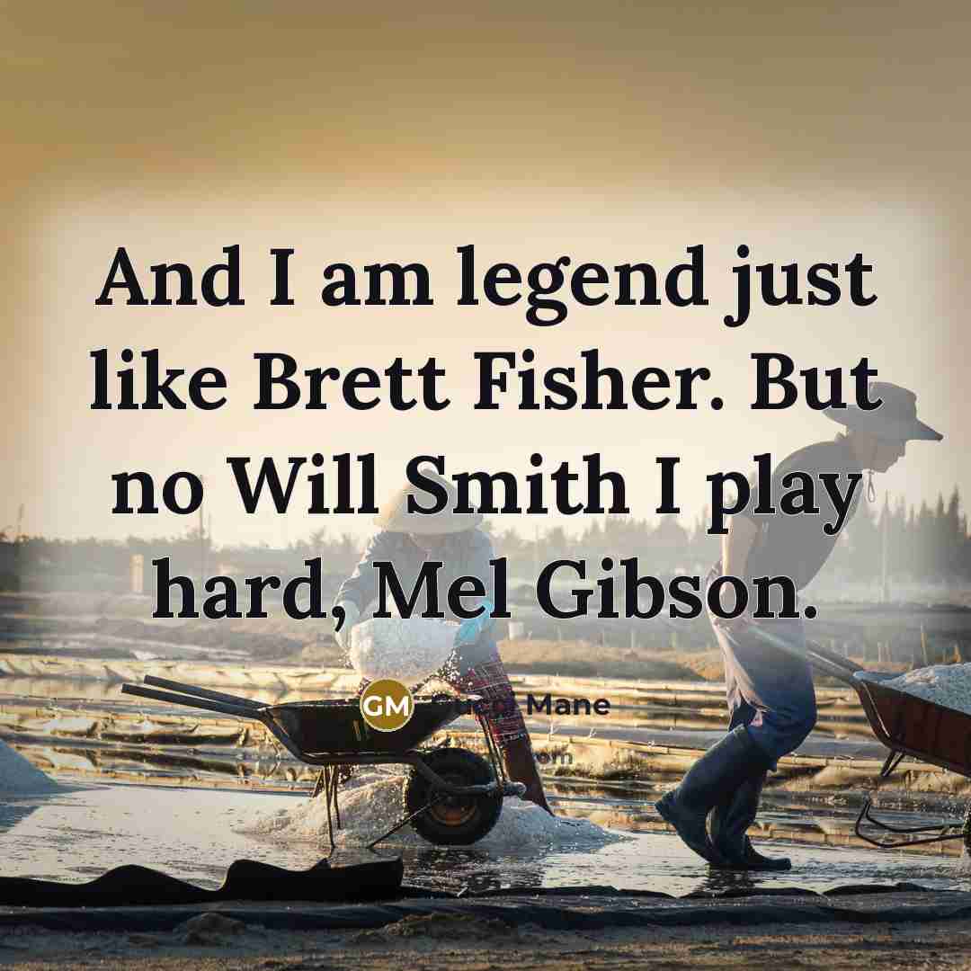 “And I am legend just like Brett Fisher. But no…” quote by Gucci Mane