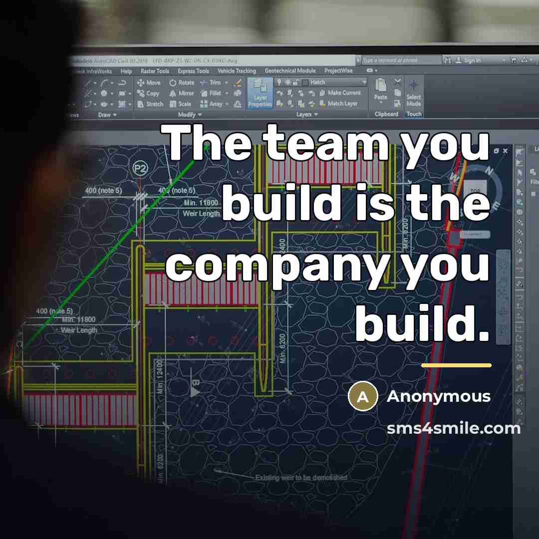 “The team you build is the company you build.…” quote by Reid Hoffmanffman