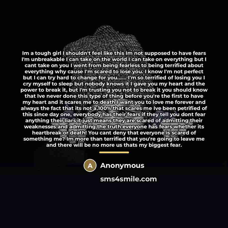 “Im a tough girl I shouldn't feel like this Im…” quote by Anonymous